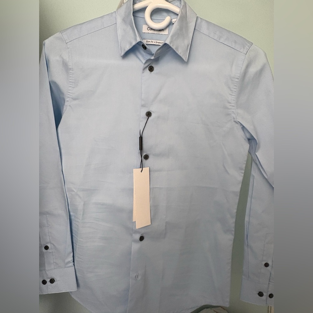 Calvin Klein kid’s Light Blue Dress Shirt